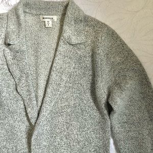 Monteau Long Gray Sweater Coat